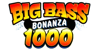 Big Bass Bonanza 1000 app logo featuring fishing theme with tackle box and golden fish symbols